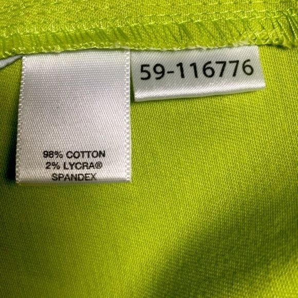 Ann Taylor LOFT Lime Green Side Zipper Cotton Spandex Durable Mini Skirt Size 10 - Picture 11 of 12